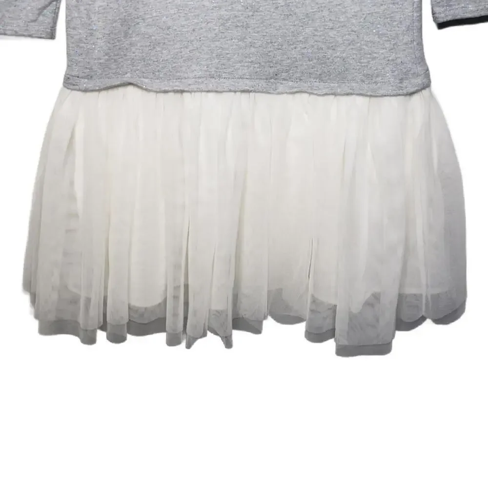 Osh Kosh B'gosh Kids Sz 14 Glitter Drop Waist Tutu Dress (1703)